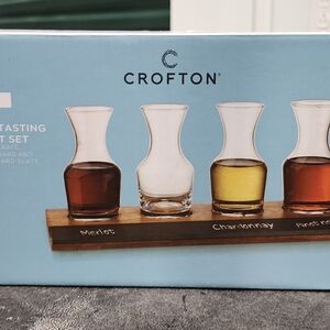 Wine Tasting Flight Set - Blue